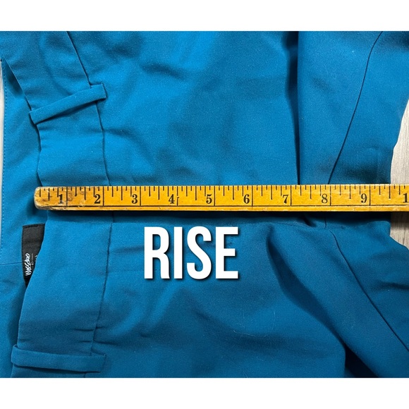 Mossimo : teal stretch capri pants - Picture 11 of 12